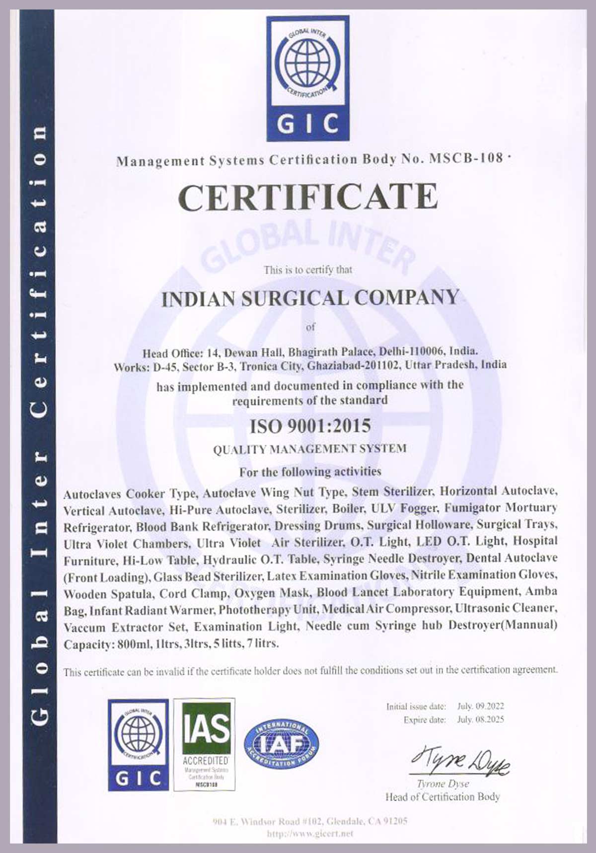 ISO 9001:2015